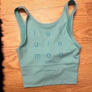 Lululemon Mint Green powerpivot tank